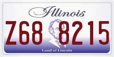 IL license plate Z688215