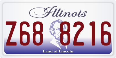 IL license plate Z688216