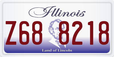 IL license plate Z688218