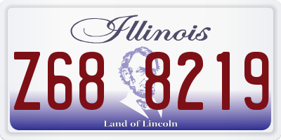 IL license plate Z688219