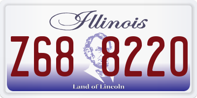 IL license plate Z688220