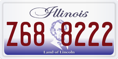 IL license plate Z688222