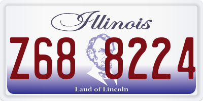 IL license plate Z688224