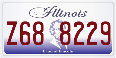 IL license plate Z688229