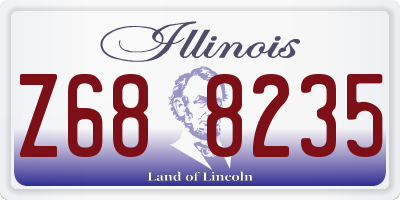 IL license plate Z688235