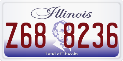 IL license plate Z688236