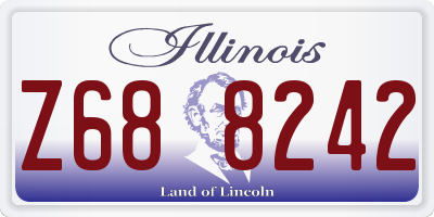 IL license plate Z688242