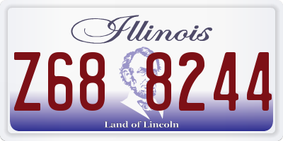 IL license plate Z688244