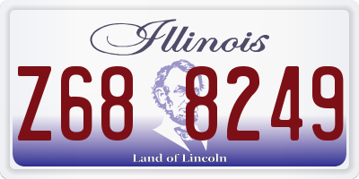 IL license plate Z688249