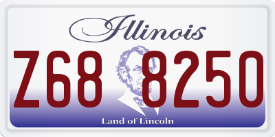 IL license plate Z688250