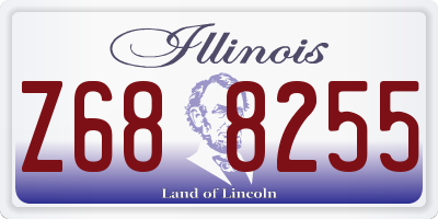 IL license plate Z688255