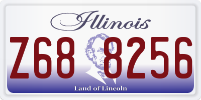 IL license plate Z688256