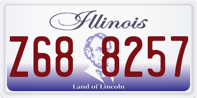 IL license plate Z688257