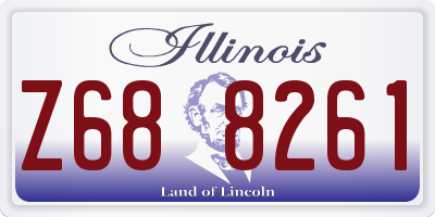 IL license plate Z688261