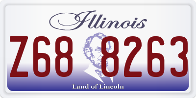 IL license plate Z688263