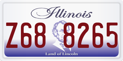 IL license plate Z688265