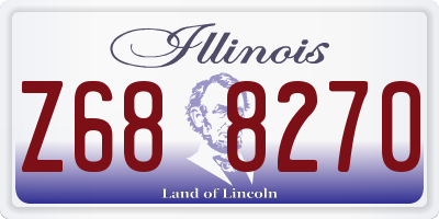 IL license plate Z688270