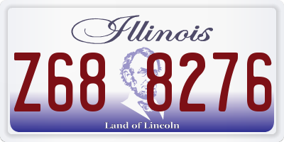 IL license plate Z688276