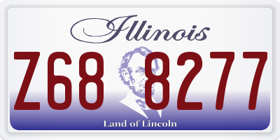 IL license plate Z688277