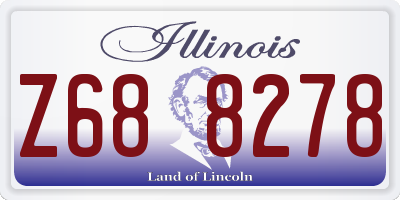 IL license plate Z688278