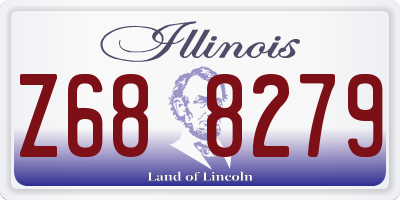 IL license plate Z688279