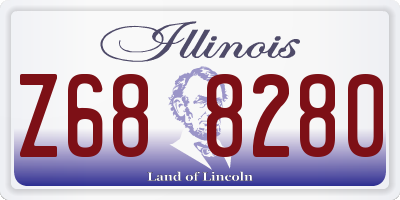 IL license plate Z688280