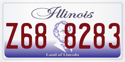 IL license plate Z688283