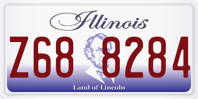 IL license plate Z688284