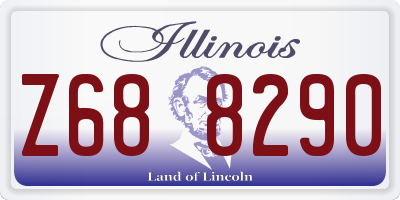 IL license plate Z688290