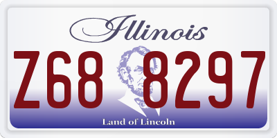 IL license plate Z688297