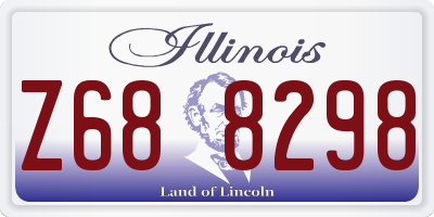 IL license plate Z688298
