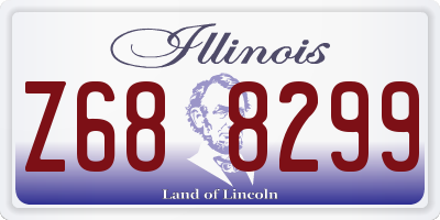 IL license plate Z688299