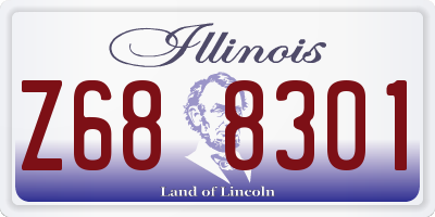 IL license plate Z688301