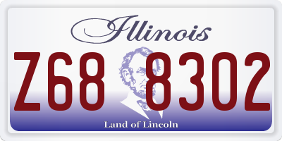 IL license plate Z688302