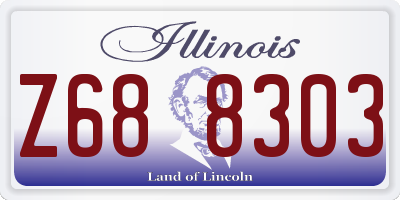IL license plate Z688303