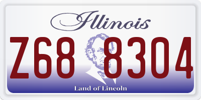 IL license plate Z688304