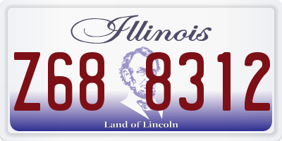 IL license plate Z688312