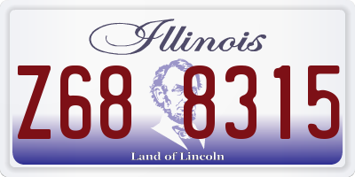 IL license plate Z688315