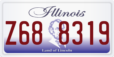 IL license plate Z688319