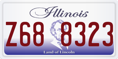 IL license plate Z688323