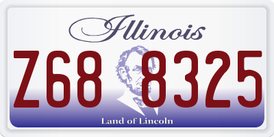 IL license plate Z688325