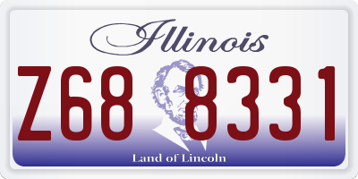 IL license plate Z688331