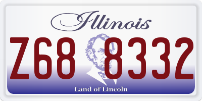 IL license plate Z688332