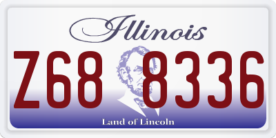 IL license plate Z688336
