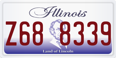 IL license plate Z688339