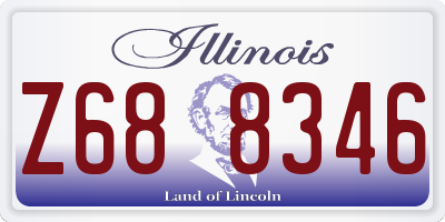 IL license plate Z688346