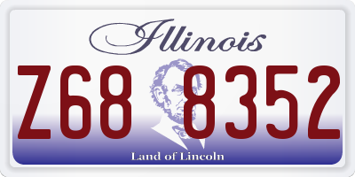 IL license plate Z688352