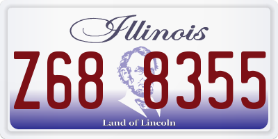 IL license plate Z688355