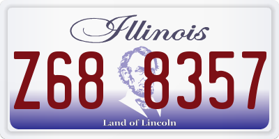 IL license plate Z688357