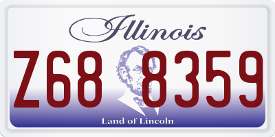 IL license plate Z688359